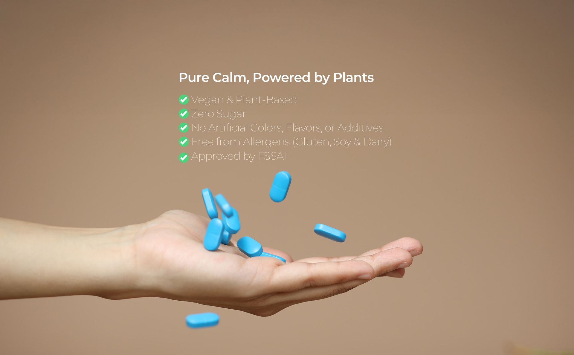 Anxiety Stress Relief Mood Calm Tablets Promote Relaxation, Better Sleep & Focus | L-Theanine, Chamomile, Valerian Root, Passion Flower, Hops & Panax Ginseng | Non Habit Forming | 60 Tablets