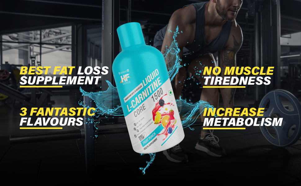 HF Series Liquid L Carnitine 1500 mg,Burns Fat For Energy (400 ml-Citrus Splash)| Energy 4.50 kcal | Carbohydrate 2.24G| Sodium 5.99 Mg| L Carnitine 1.50 G | Increase body metabolism |