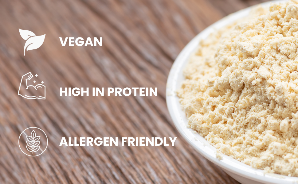 Sattvic Foods Pea Protein Isolate 80% (300 g) | Certified Organic, Unflavoured Plant Protein Powder | Amino Acid-Rich, Vegan, Lactose-Free, Soy-Free & Kosher | Mix into Smoothies, Rotis, Curries