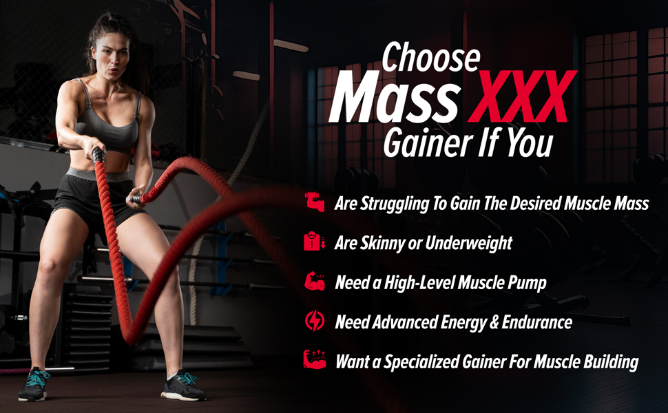 GNC Amp Mass Xxx Gainer Powder|2 Kg|Boosts Lean Muscle Gains|Amps Up Workout Results|50G Protein|10G Bcaa|127.5 G Carbs|3G Creatine|Chocolate, 1 count, 9 servings