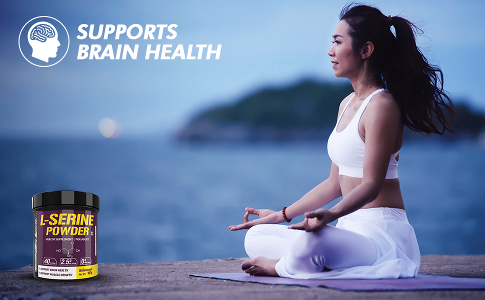 HealthyHey Sports L-Serine Powder - 100g - Unflavoured