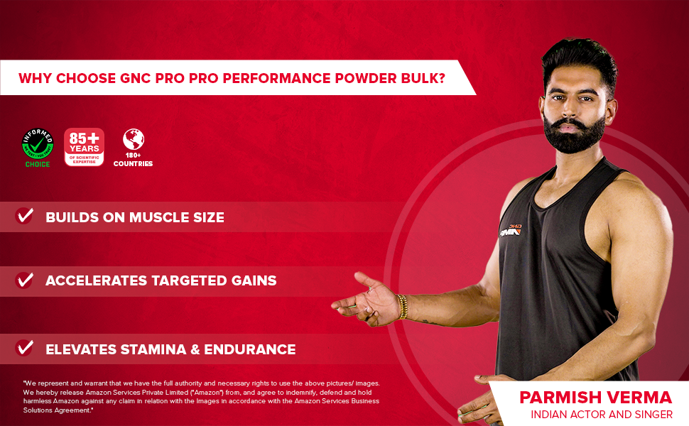 GNC Pro Performance Bulk 1340 Mass Gainer | 2 kg | 50 Gm Protein | Double Chocolate | Protein-Carbs Ratio of 1:5 For Target Gains | Boosts Muscle Size & Energy | 50g Protein | 279g Carbs | 1340 Cal | 1.5g Creatine | Formulated In USA