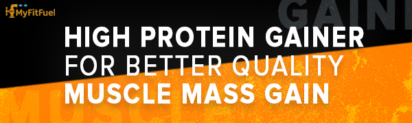 MyFitFuel MFF High Protein Mass Gainer 2 kg (4.4 lbs) Vanilla Crème