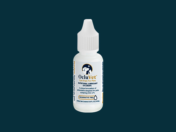 OcluVet Pet Eye Drops for Dogs & Cats, 2% NAC, 16 mL