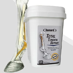 Ramard Total Tendon Repair –Advanced Powder Supplement with Vitamin C, Collagen, and MSM for Horse Joint, Ligament, and Tendon Support - Supplements for Elasticity and Strength – 30 Day Supply