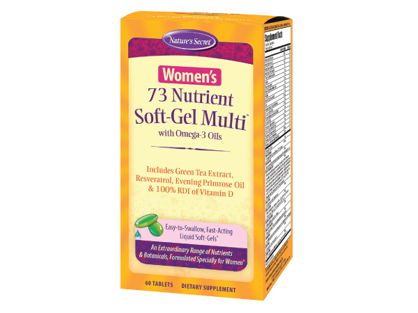 Nature's Secret Women's 73 Nutrient Soft-Gel Multi + Omega 3