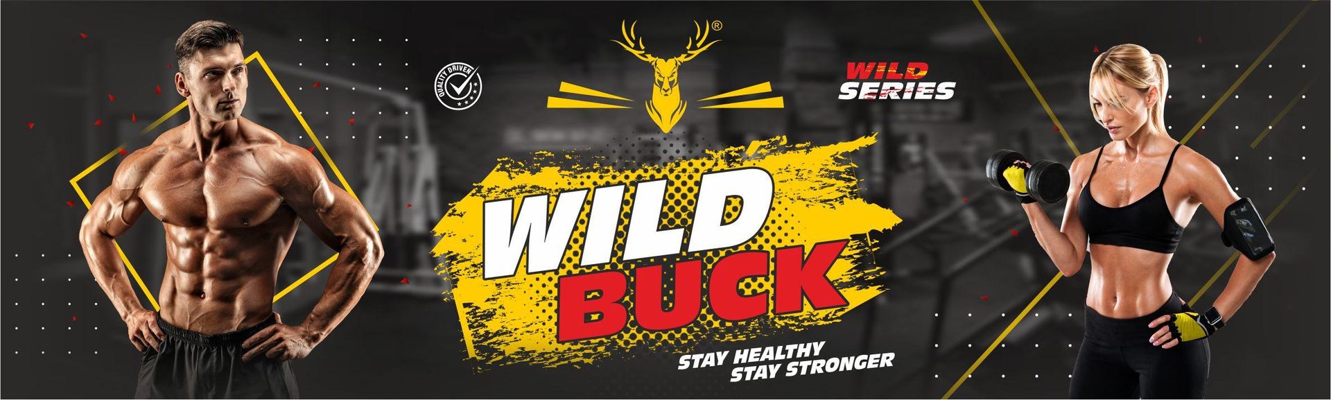 Wild Buck Hyper Mass Gainer, High Protein Muscle Mass Gainer with Creatine + Taurine,1053 Calories & 40g Protein, Gain Strength & Size,for Men & Women [Chocolate Fudge,1 Kg Powder] Free Shaker