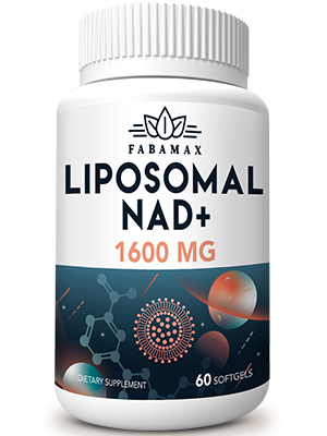 1600 mg Liposomal NAD Supplement, 98% Pure NAD+ Supplement, Superior Absorption, Alternative to Nicotinamide Riboside or NADH to Boost NAD+ for Aging Defense, Energy, Longevity, 120 Softgels
