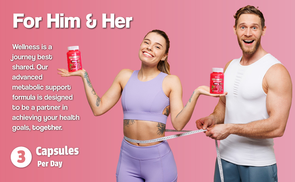 Berberine 1500mg GLP-1 Weight Loss Supplement Pills for Women & Men