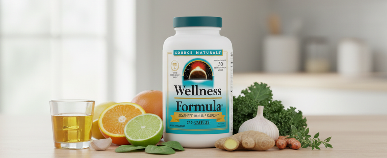 Source Naturals Wellness Formula, Advanced Immune Support - 240 Capsules