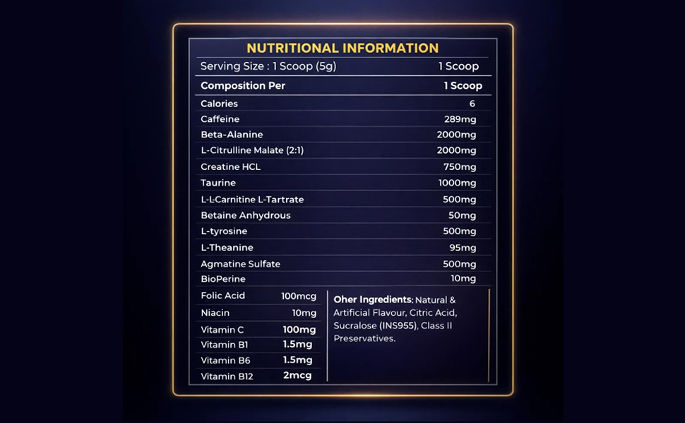 Pre Workout Alpha Pump | Orange Mango Mix Flavour | 150g
