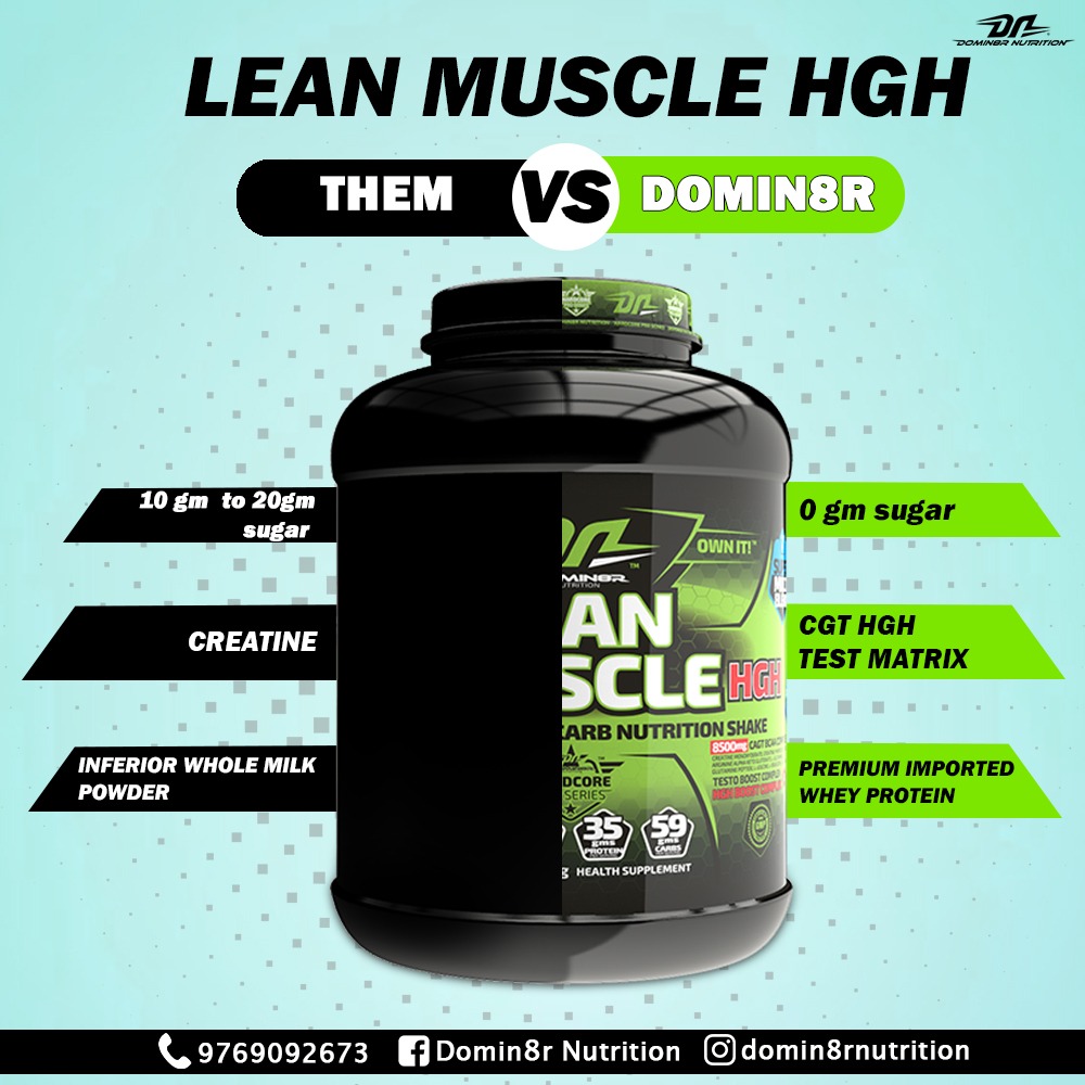 Domin8r DOMIN8R Lean Muscle HGH - 10 Lbs (Smooth Chocolate)