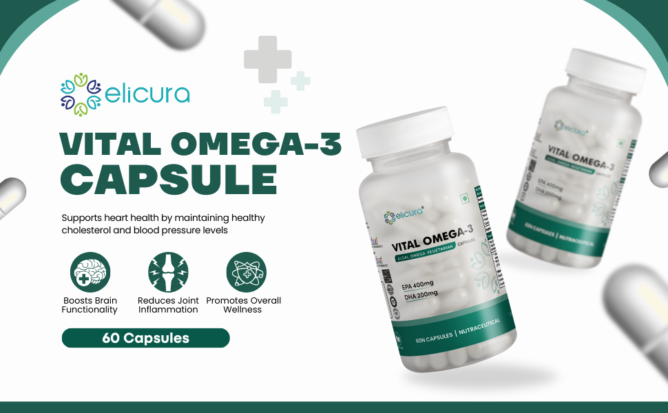 Vital Omega-3 Supplement - 60 Capsules