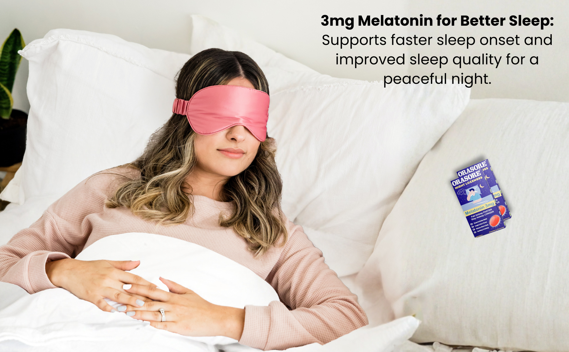 OraNight Lozenges with Melatonin 3mg, Eucalyptus & Menthol | Promotes Relaxation & Sleep | Fast Relief from Throat Irritation & Cough | Natural | Strawberry Flavor (Pack of 5)