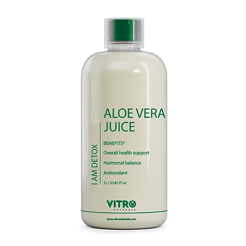Vitro Aloe Vera Juice 1L | Supports Skin Glow, Digestion & Weight Management | Traditional Recipe for Constipation & Immunity | No Added Sugar