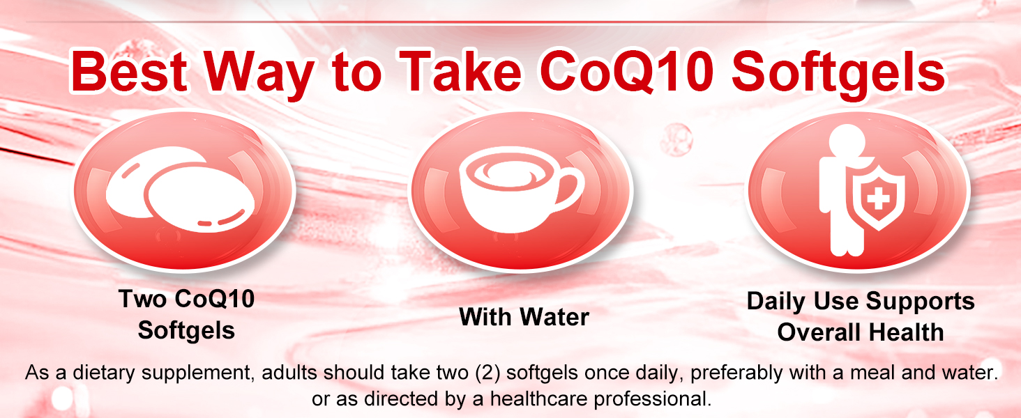 CoQ10 400mg Per Serving, 300 Softgels Extra Strength with MCT Oil