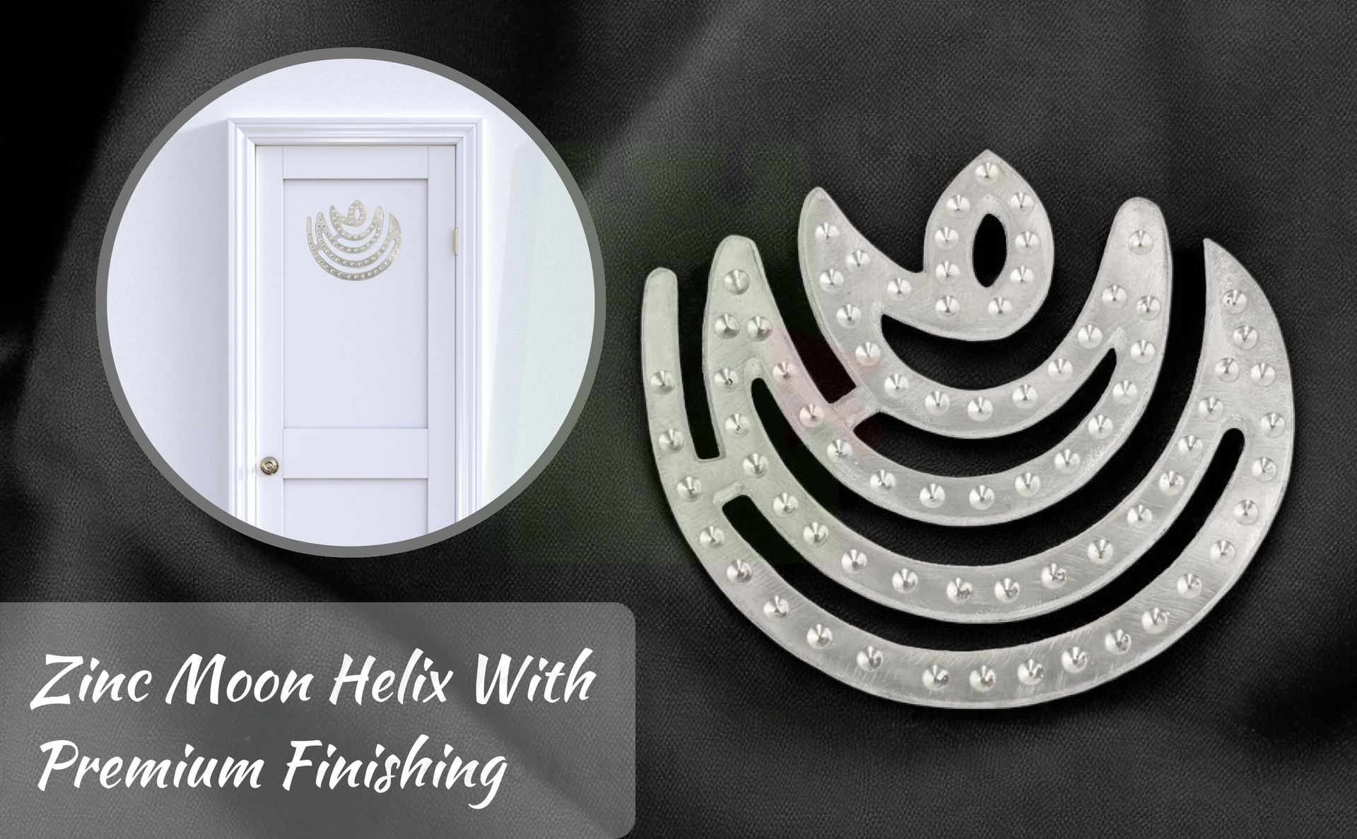 Zinc Chand Helix | 4 Inch | Energy Booster Vastu Remedy| Vastu Helix Remedy for Zone Correction |Zonal Placement - NE | Pack of 1