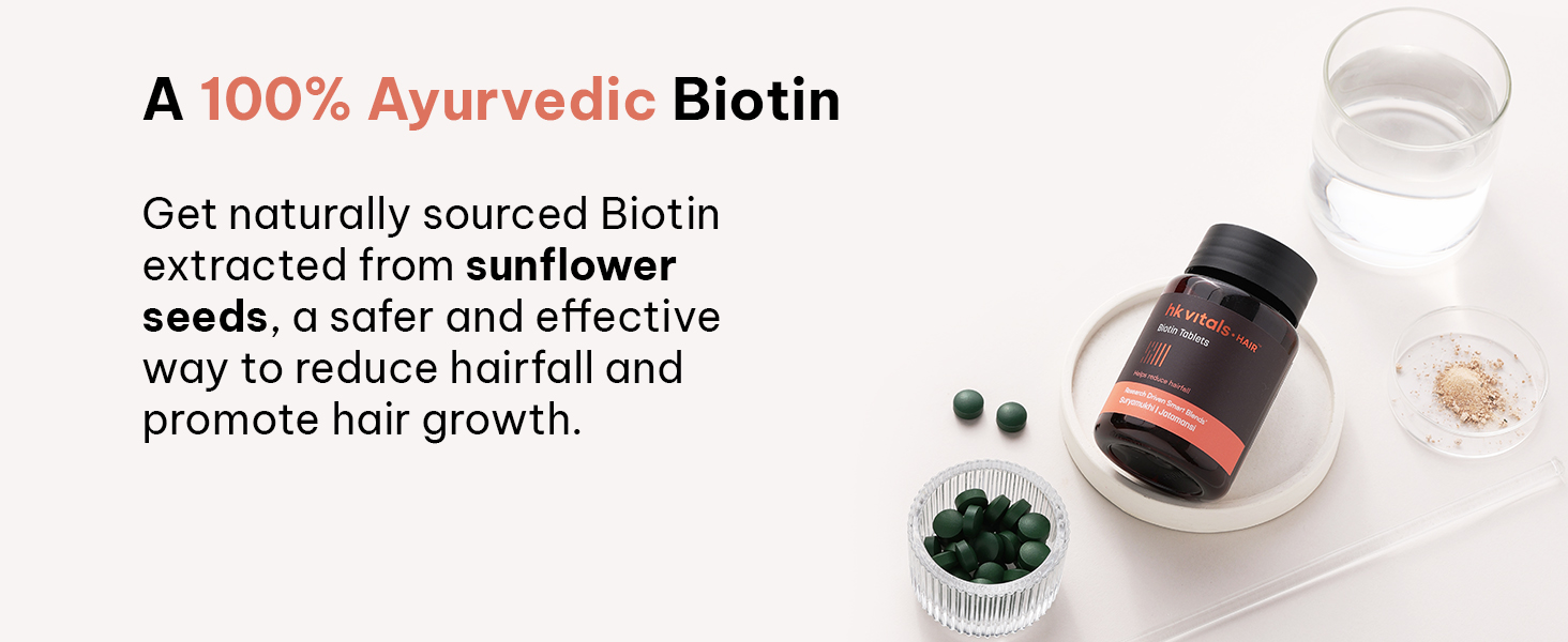 hk vitals Biotin, 2 x 60 Tablets