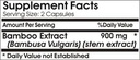 Bamboo Extract 900mg ~ 90 Capsules - No Additives ~ Naturetition Supplements 3