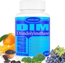 DIM Supplement 600mg Estrogen Blocker for Men & Women - Hormone,Estrogen Balance, Menopause, PCOS, Acne and Skin Care 60 Capsule 2