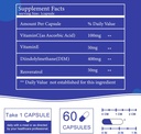 DIM Supplement 600mg Estrogen Blocker for Men & Women - Hormone,Estrogen Balance, Menopause, PCOS, Acne and Skin Care 60 Capsule 3