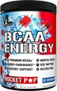 EVL BCAAs Amino Acids Powder - BCAA Energy Pre Workout Powder for Muscle Recovery Lean Growth and Endurance - Rehydrating Post Workout Recovery Drink with Natural Caffeine - Rocket Pop 2