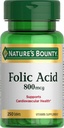 Folic Acid 800 mcg Tablets Maximum Strength, 4 Bottles (250 Count) 5