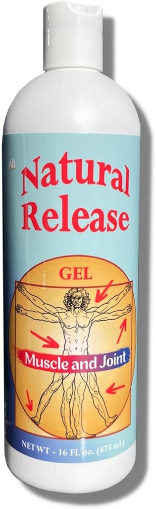 Prírodné uvoľnenie svalového a spoločného gélu pre ľudí - Relief for Sore Back, Kolená, HIPS, Muscle Stress, Night Cramps, Aches, Kmene, Discomfort - Fast Acting, Menthol Free (16 oz)