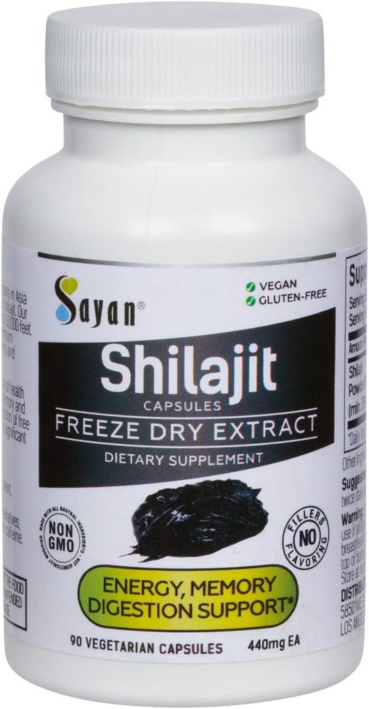 Sayan Shilajit 90 Kapsule/440mg ea.