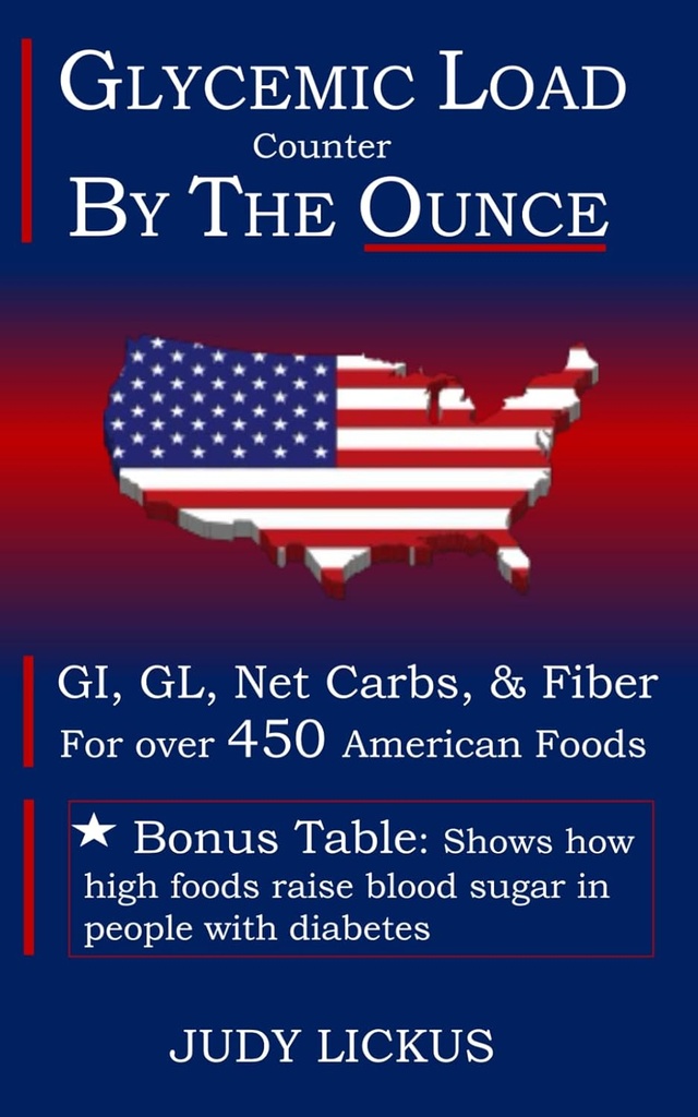 GLYCEMIC LOAD COUNTER: so SERVINGMI OD OUNCE POCKET GUID DO GI, GL, Net Carbs & Fiber pre viac ako 450 amerických potravín
