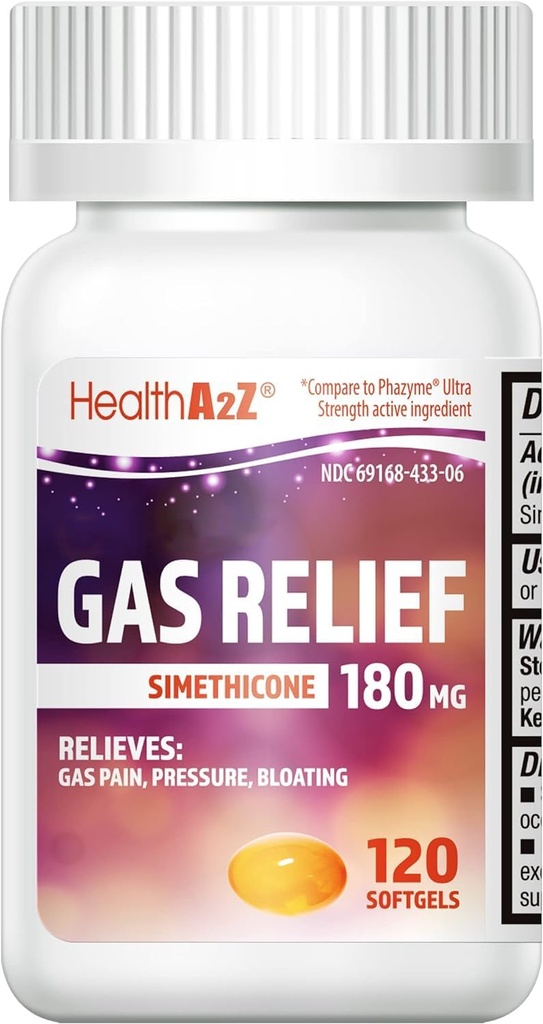 HealthA2Z® Gas Relief Simeticone 