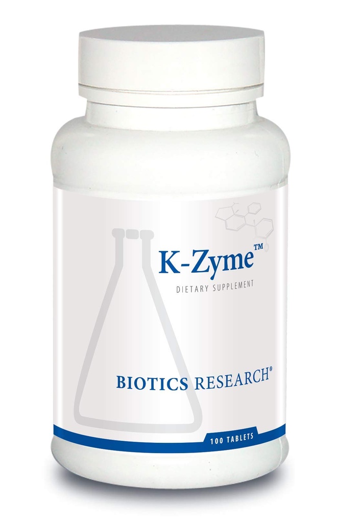 Biotics Research K ZymeTM Draslík, 99 miligramov, podporuje Kardiovaskulárnu funkciu, Elektrolytovú rovnováhu, Nervovú transmisiu, svalovú aktivitu, Superoxid dismutázu, Katalázu.100 Tablety