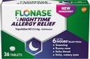 Flonase Nighttime Alergy Relief Tablety, Až 6 Hodín alergie - 36 Obalené tablety