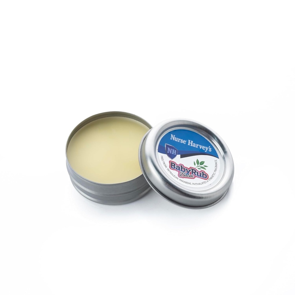 SESTRA HARVEY'S BABY RUB BALM (Čisto prírodná detská hruď Rub, 3 Mesiac+, Upokojuje kašeľ a dusené nosy) 0,7Fl Oz