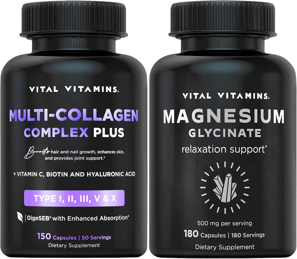 Vital Vitamíny Multikolagén Plus kapsuly + Magnézium Glycinát kapsuly