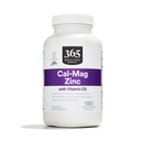 365 podľa trhu s celými potravinami, Cal-Mag-Zinc s vitamínom D3, Vegetarian, 180 Počet