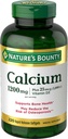 Bounty Vápnik 1200 mg s vitamínom D3, zdravie kostí a imunitná podpora, vitamín D3 1000 IU, 220 Softgels