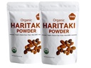Organic Haritaki Fruit Powder Harde Harad Terminalia chebula Kadakapudi 16 Oz 453 GM 1 libra Digestion Gas Relief Healthy Bowel Funkcia Ayurveda Superfood Reselable Pouch