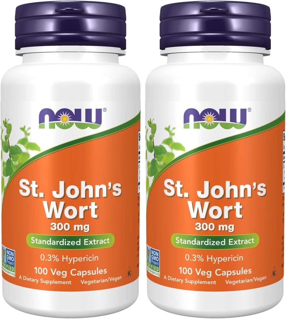 Teraz doplnky, ľubovník bodkovaný (Hypericum perforatum) 300 mg, štandardizovaný extrakt, 100 Veg kapsúl (dávka 2)