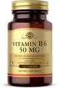 Solgar Vitamín B6 50 mg - 100 tabliet - Non-GMO, Vegan, Gluten Free, Dairy Free, Košer - 100 Servings