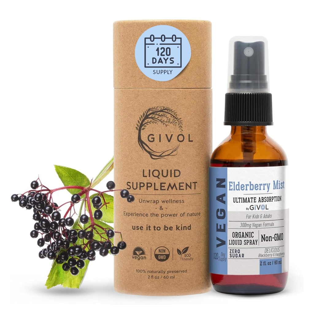 Organická bazová hmla (Sambucus Nigra) Liquid Extract 