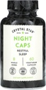 Crystal Star Night Caps Natural Sleep Aid Supplement (60 Kapsule)