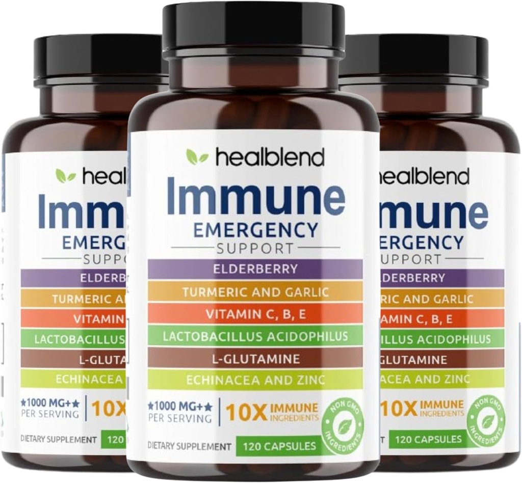 healblend 10 in 1 Imunitná podpora Doplnková dávka pre dospelých (3 balenia)