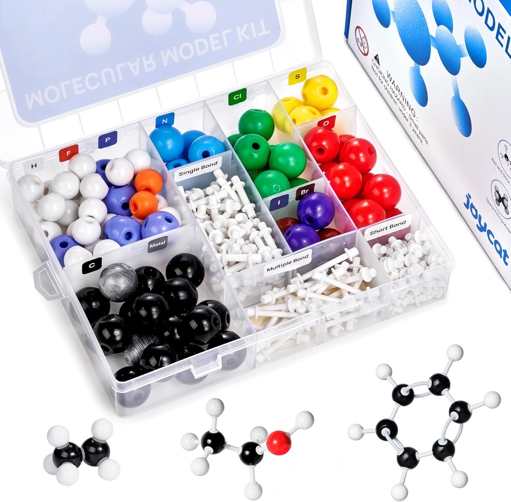 JoyCat Molecular Model Kit (238ks), Organic Chemistry Molekule Science Darčeky pre Ochem a Anorganické študentov a učiteľov