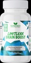 Limitless Brain Boost (60 caps) - Pamäť, Zameranie, Duševná jasnosť - Nootropics Scientific Formule for Enhance Performance, Super Ginkgo Biloba, St John Wort Extract, DMAE