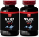Bloating Relief a Belly Reduction - Water Away Diuretiká - Prírodné Detox pilulky - Vodné pilulky pre opuchnuté nohy a nohy - Prírodné diuretiká pre Water Retention - Diuretiká - 2B 120Capsules