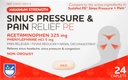 Rite Aid Sinus Tlak a bolesť Reliever PE, Non-Drowsy - 24 Tablets 