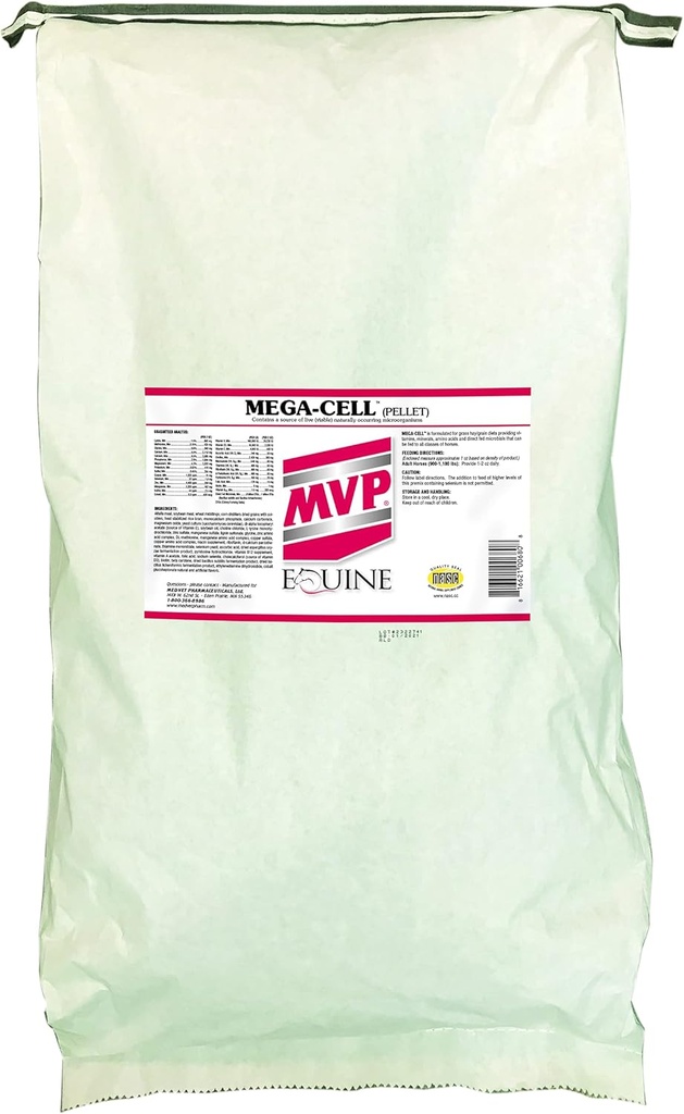 Mega-Cell (50lb vrece) Vyvážená vitamínová a minerálna podpora pre kone