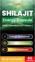 Shilajit Kapsule, High Grade Shilajit z Himaláje, Bohatá kyselina fulvová & 85+ Stopové minerály, bezlepkové, Bez pridania cukru Shilajit Kapsule od Muži a ženy