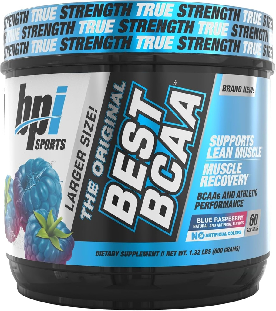 BPI Sports Najlepšie BCAA - BCAA Powder - Rozvetvený reťazec Amino Acids - Svalové zotavenie - Syntéza proteínu svalov - Zlepšenie výkonu 